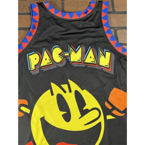 PAC‎ MAN Black Headgear Classics Basketball Jersey ~Never Worn~ S M L - Picture 3 of 7